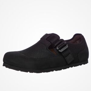 Birkenstock London Nova Black sz EU 40 reg/M 7-7.5/W 9-9.5 (Like New) RARE